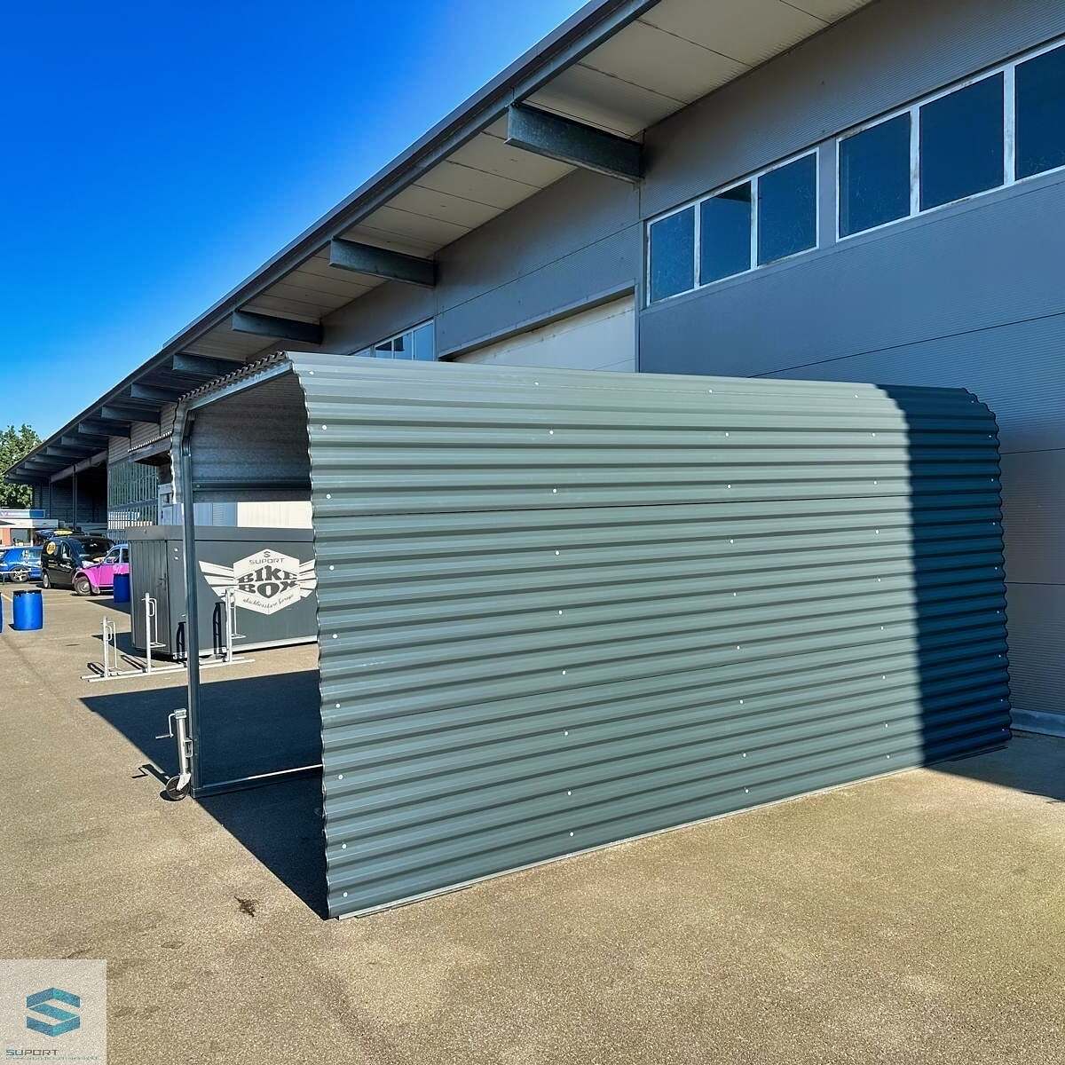 Mietunterstand-Anthrazit