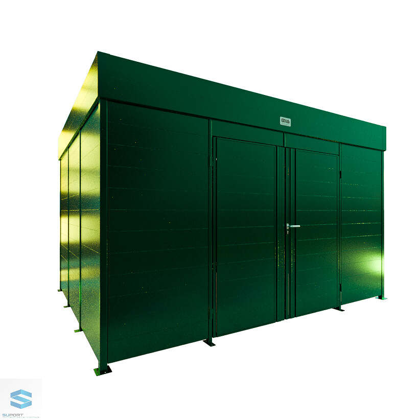 Abfall-Müllcontainer-Optimal C - RAL 6005