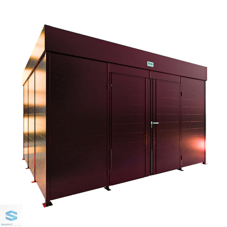 Abfall-Müllcontainer-Optimal C - RAL3005